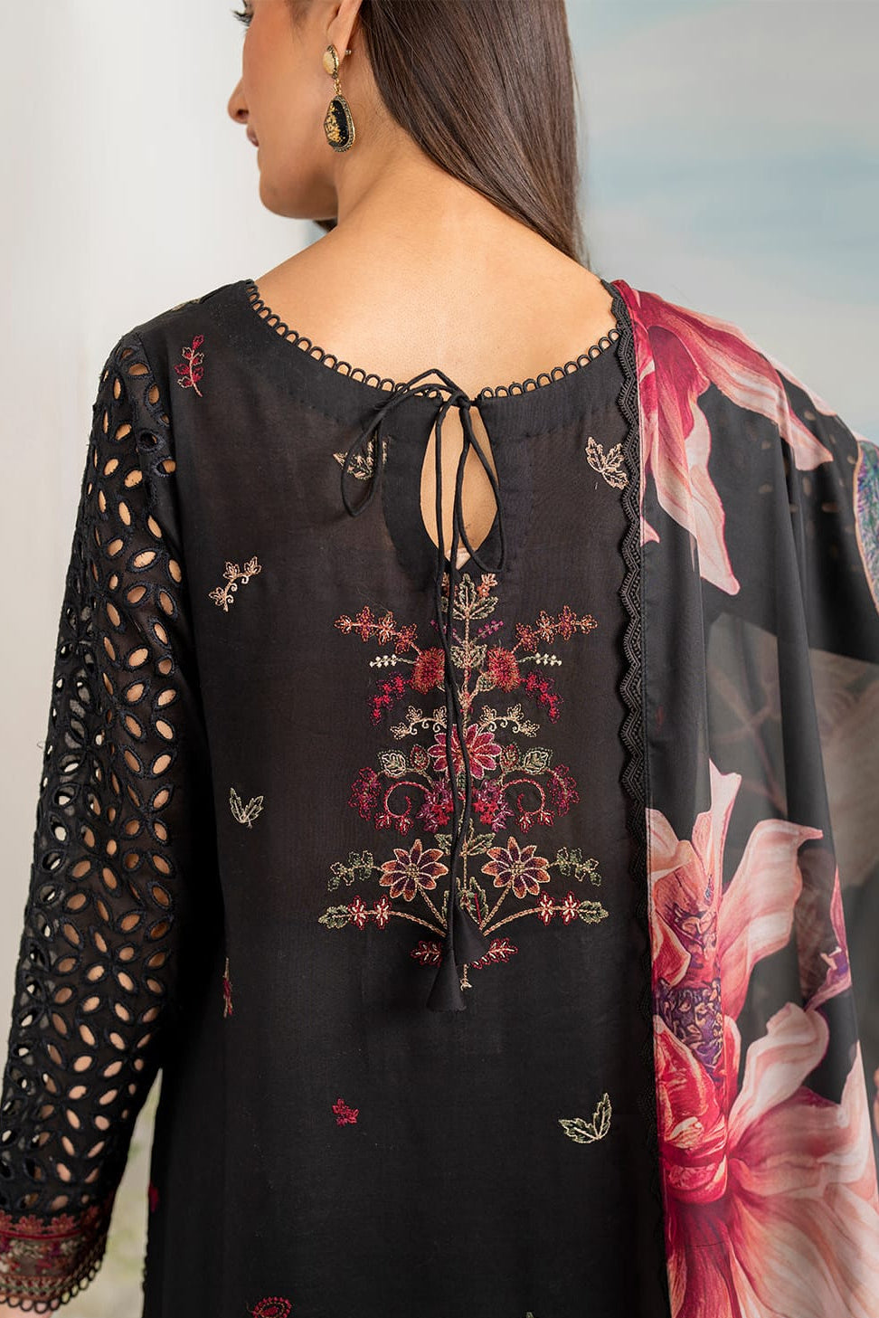 DFW-1084 Iznik Embroidery 3PC Dhanak Suit