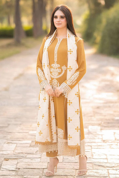 DFW-1139 Asim Jofa Embroidery 3PC Dhanak Suit