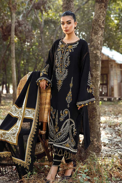 DFW-1342 Maria B Embroidery 2PC Lawn Suit