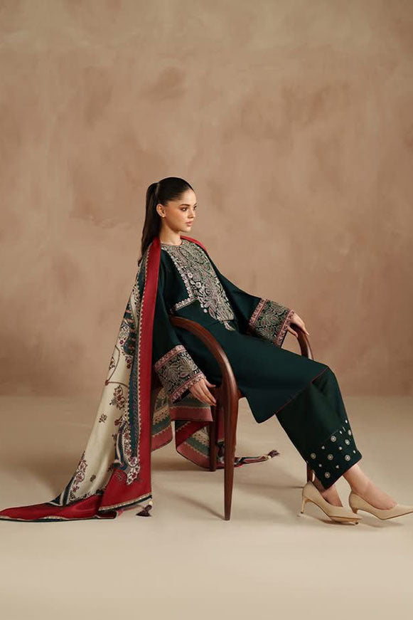 DFW-1205 Jazmin Embroidery 3PC Dhanak Suit