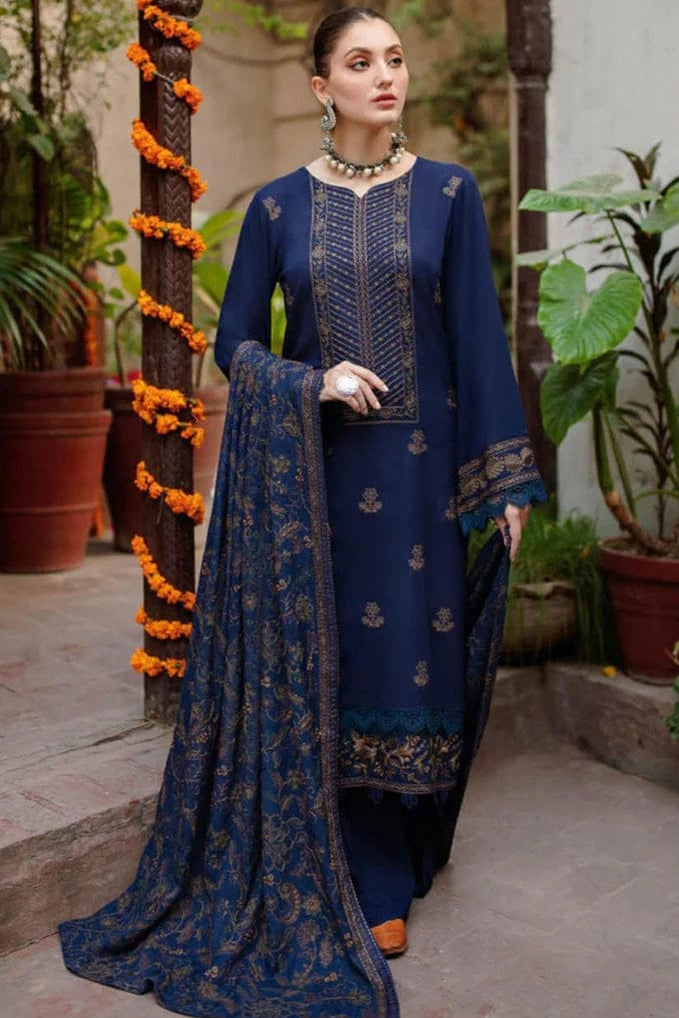 DFW-1262 Bareeze Embroidery 3PC Dhanak Suit