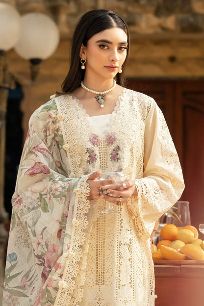DFW-982 Elaf Heavy Embroidery 3PC Dhanak Suit
