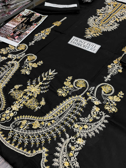 DFW-1342 Maria B Embroidery 2PC Lawn Suit