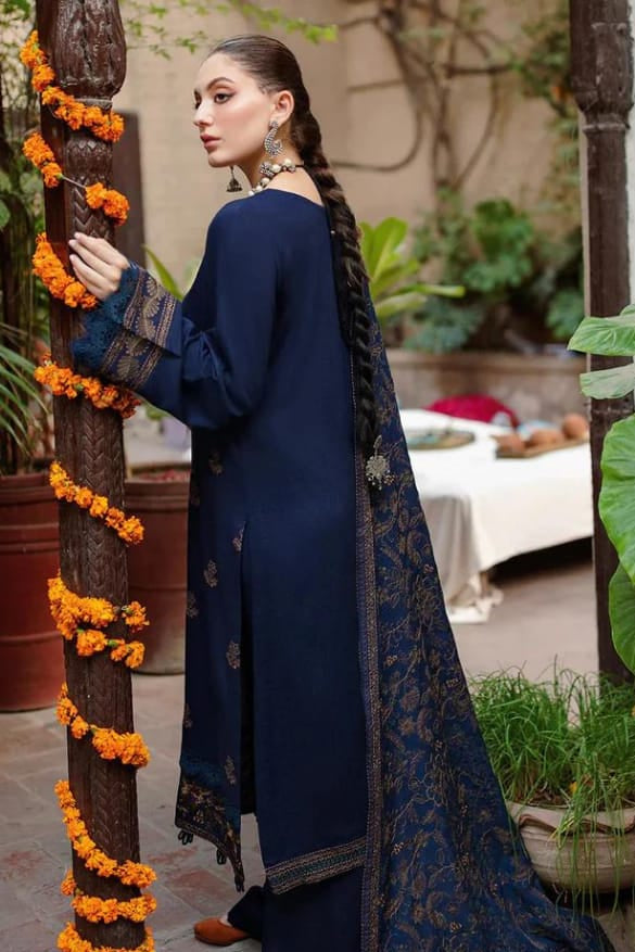 DFW-1262 Bareeze Embroidery 3PC Dhanak Suit