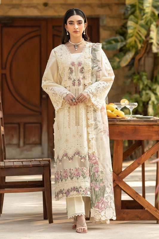 DFW-982 Elaf Heavy Embroidery 3PC Dhanak Suit