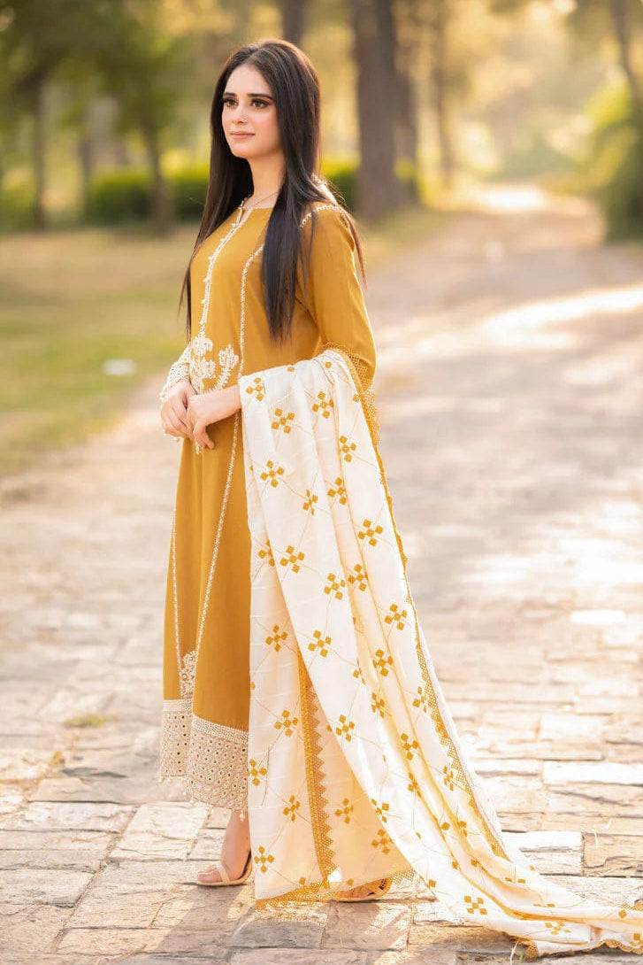 DFW-1139 Asim Jofa Embroidery 3PC Dhanak Suit