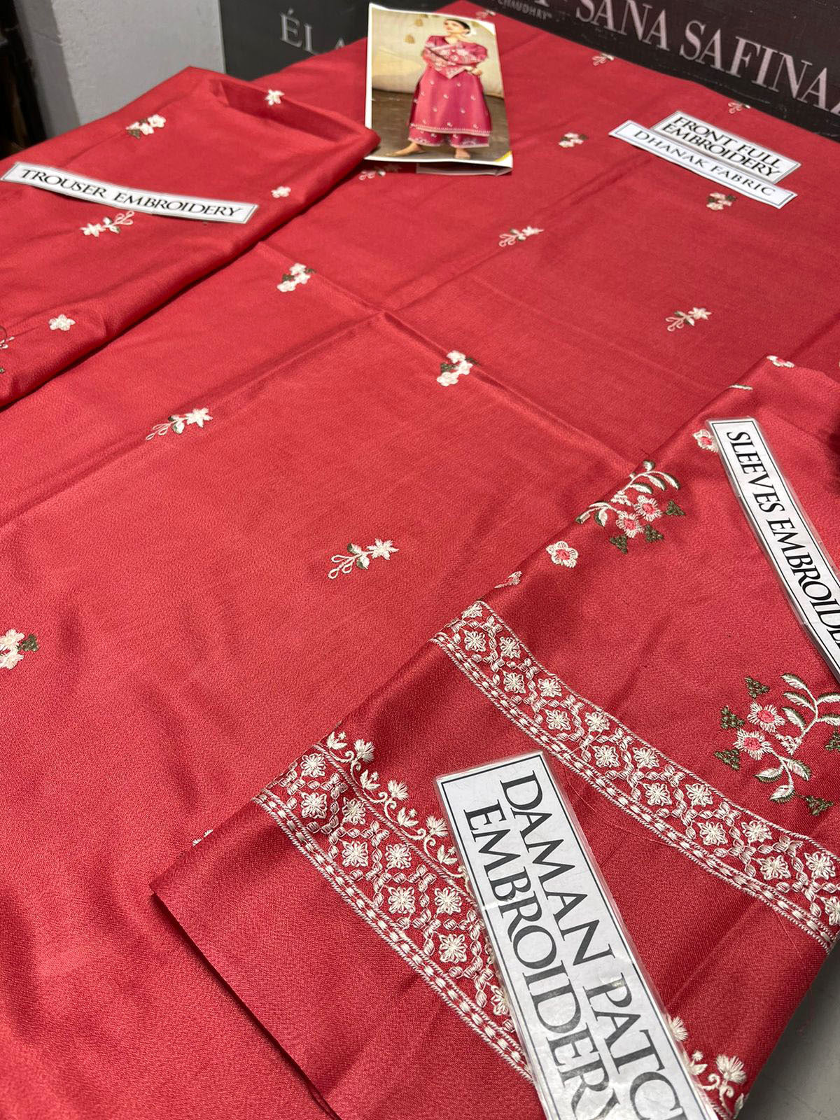 DFW-1130 Urge Embroidery 2PC Dhanak Suit