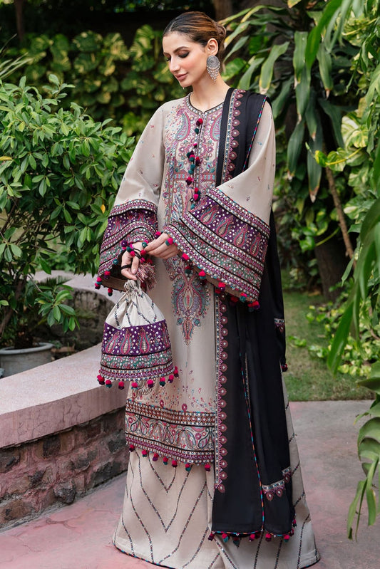 DFW-1349 Jazmin Embroidery 3PC Lawn Suit