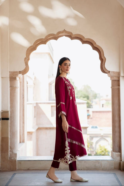 DFW-1239 Sobia Nazir Embroidery 2PC Dhanak Suit