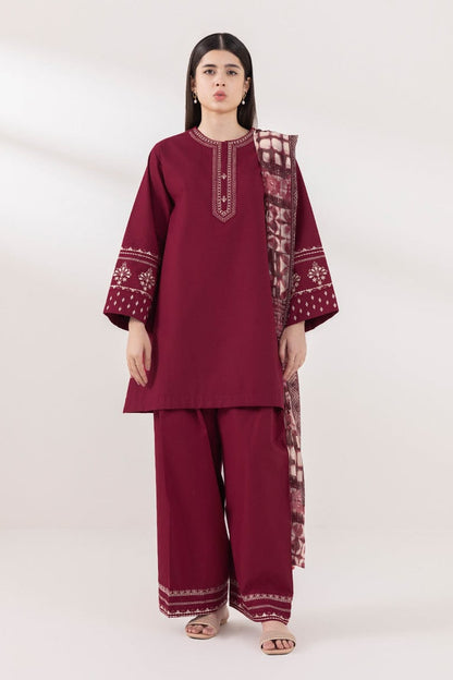 DFW-1078 Sapphire Embroidery 3PC Dhanak Suit