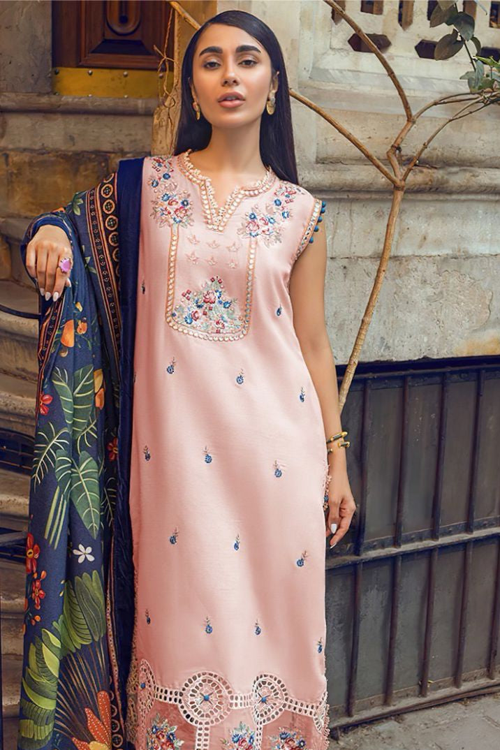 DFW-1231 Mushq Embroidery 3PC Dhanak Suit