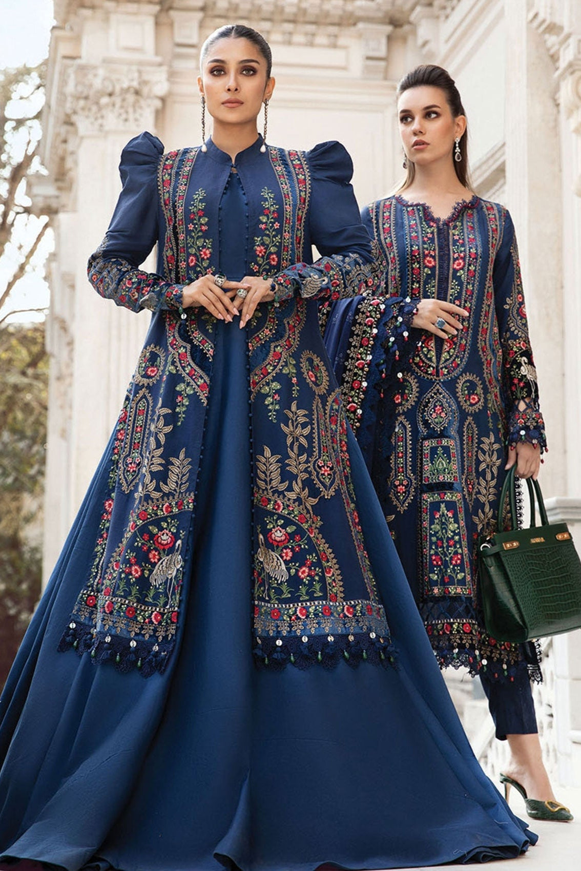 DFW-914 Maria B Heavy Embroidery 3PC Dhanak Suit