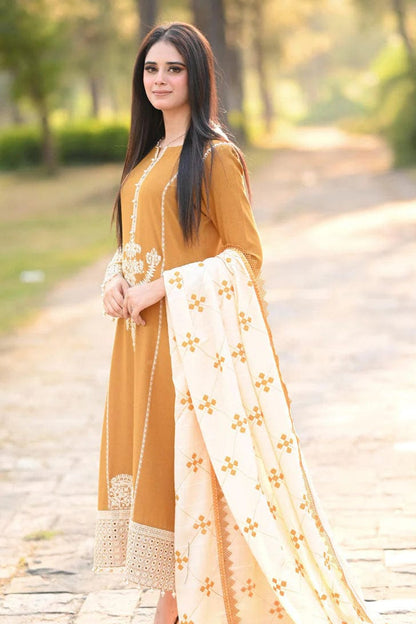 DFW-1139 Asim Jofa Embroidery 3PC Dhanak Suit