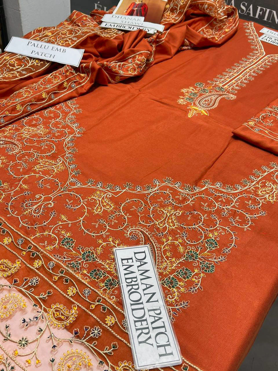 DFW-1194 Batik Embroidery 3PC Dhanak Suit