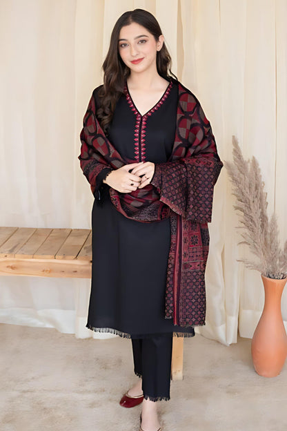 DFW-918 A Sling Heavy Embroidery 3PC Dhanak Suit
