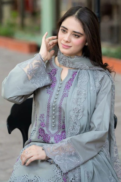 DFW-1247 Libaas Embroidery 3PC Dhanak Suit