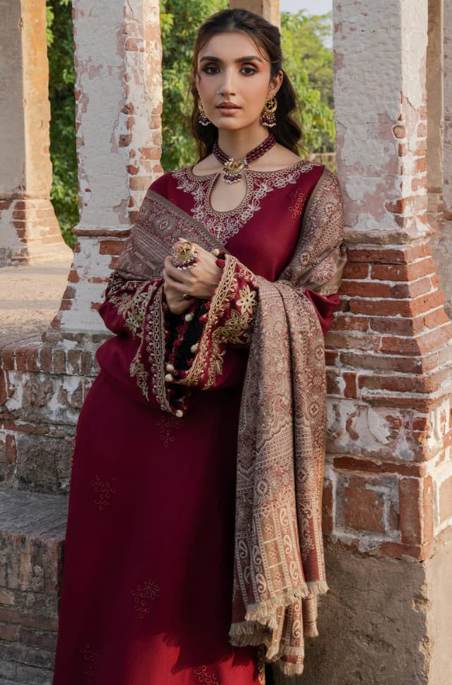 DFW-1220 Izel Embroidery 3PC Dhanak Suit