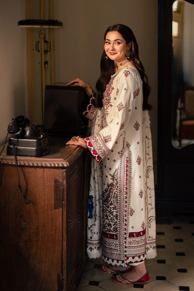 DFW-1060 Asim Jofa Heavy Embroidery 3PC Dhanak Suit