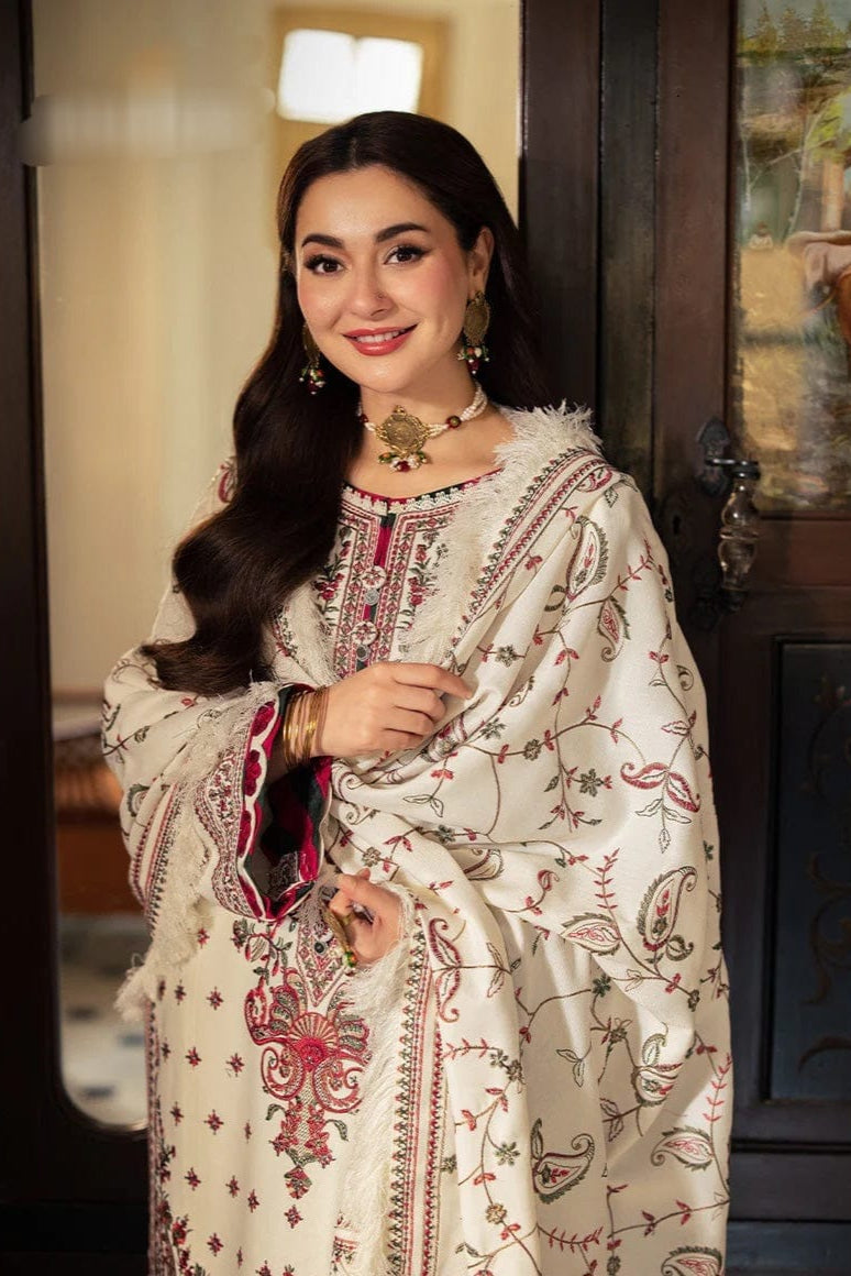 DFW-1060 Asim Jofa Heavy Embroidery 3PC Dhanak Suit