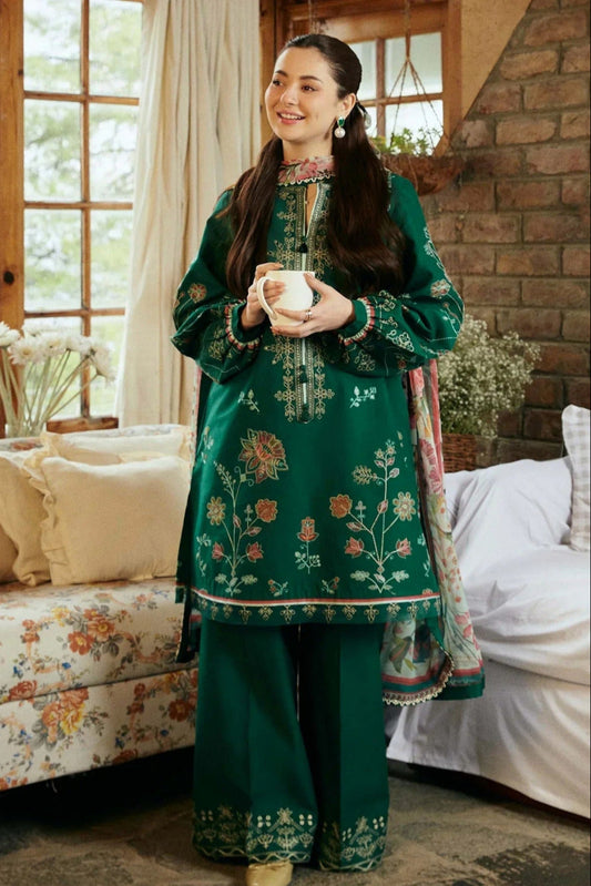 DFW-1016 CoCo Heavy Embroidery 3PC Dhanak Suit