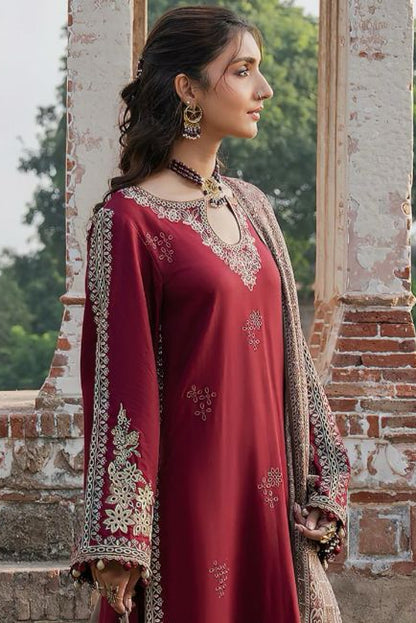 DFW-1220 Izel Embroidery 3PC Dhanak Suit