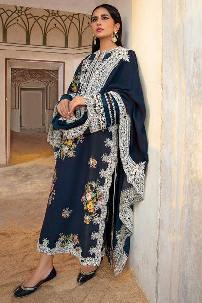 DFW-1329 Crimson Embroidery 3PC Lawn Suit