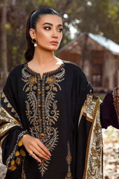 DFW-1111 Maria B Heavy Embroidery 3PC Dhanak Suit