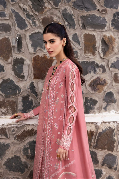 DFW-1195 Qalamkar Heavy Embroidery 3PC Dhanak Suit