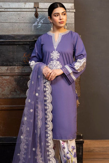 DFW-630 Kokum Heavy Embroidery 3Pc Lawn Suit