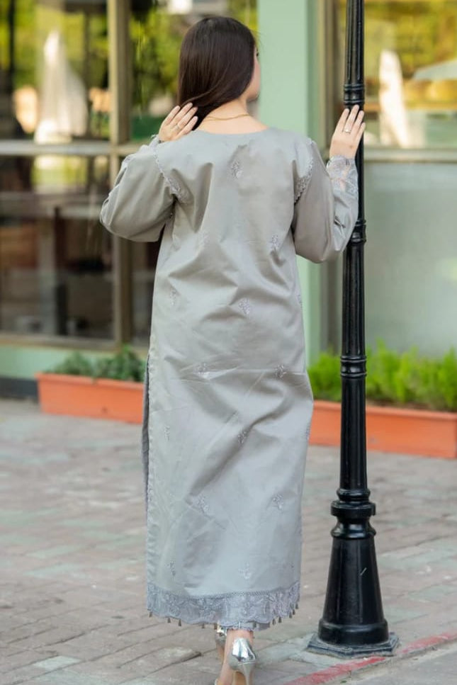 DFW-1247 Libaas Embroidery 3PC Dhanak Suit