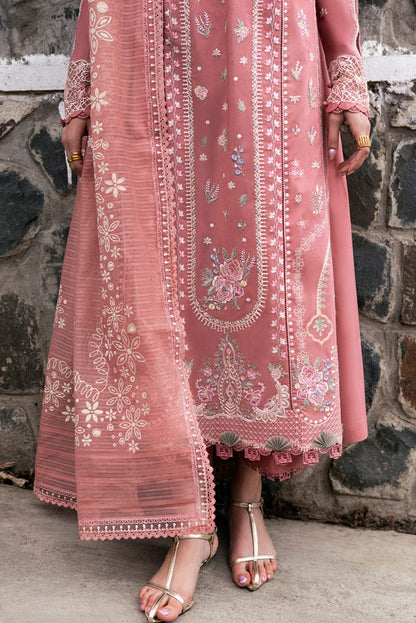 DFW-1195 Qalamkar Heavy Embroidery 3PC Dhanak Suit