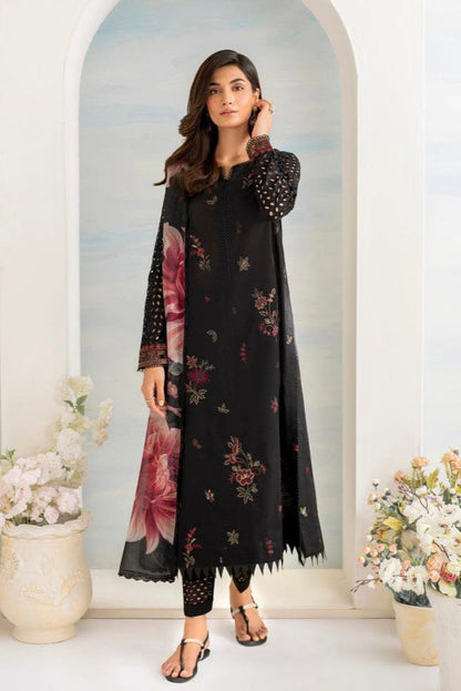 DFW-899 Iznil Heavy Embroidery 3PC Dhanak Suit