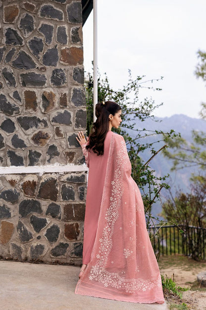 DFW-1195 Qalamkar Heavy Embroidery 3PC Dhanak Suit