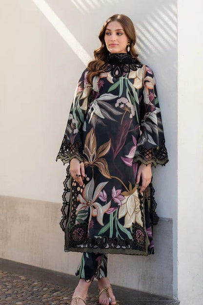 DFW-1198 Baroque Embroidery 3PC Karandi Suit