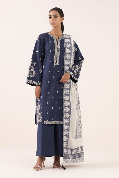 DFW-1131 Sapphire Embroidery 3PC Dhanak Suit