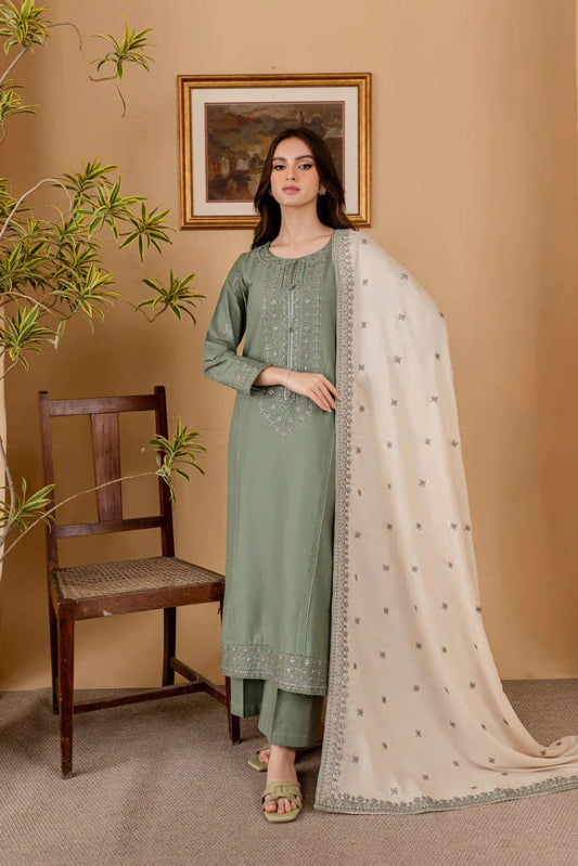 DFW-1265 Batik Embroidery 3PC Lawn Suit