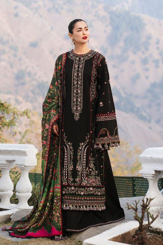 DFW-907 Hussain Rehar Heavy Embroidery 3PC Dhanak Suit