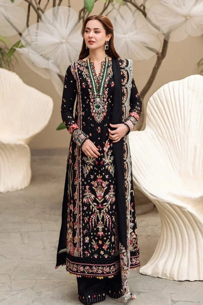 DFW-1347 Qalamkar Heavy Embroidery 3PC Lawn Suit