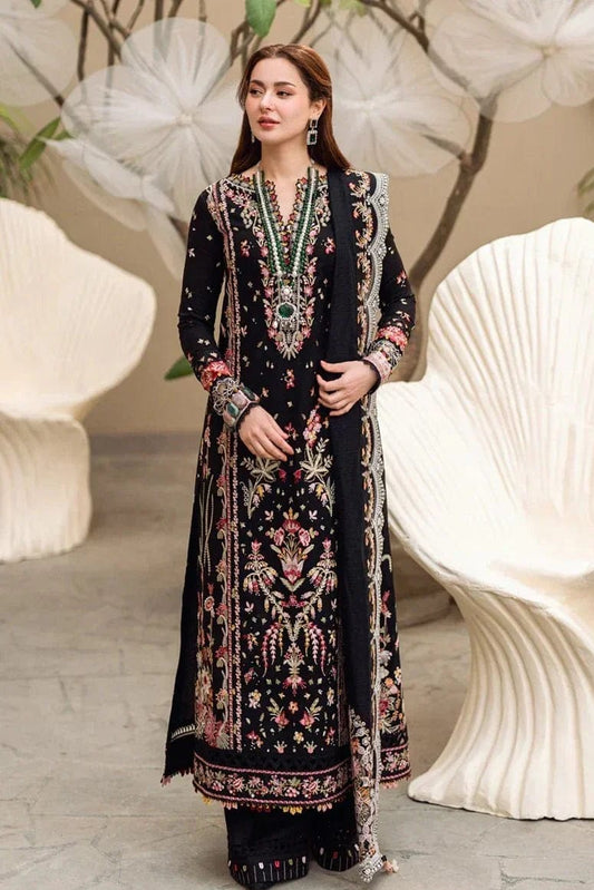 DFW-1347 Qalamkar Heavy Embroidery 3PC Lawn Suit