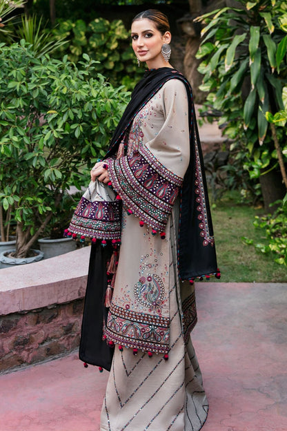 DFW-1248 Jazmin Embroidery 3PC Dhanak Suit