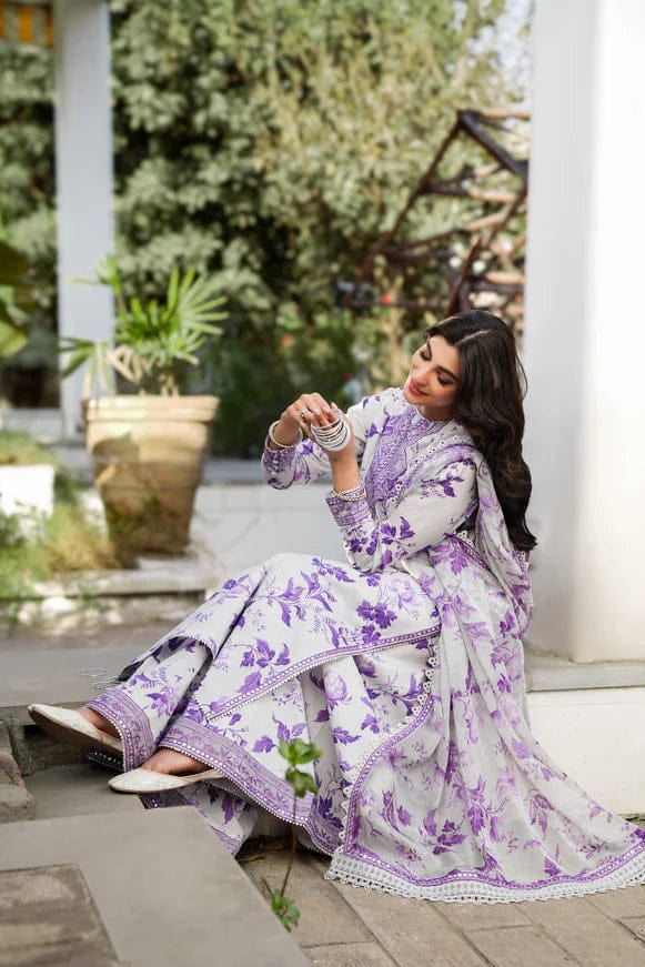 DFW-1196 Zainab Chottani Embroidery 3PC Karandi Suit