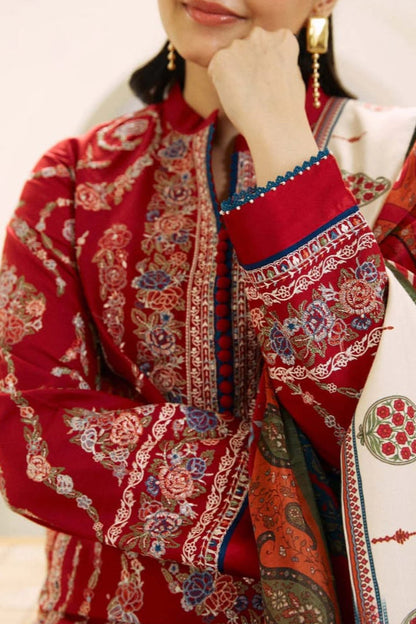 DFW-1018 Zara Shah Jahan Heavy Embroidery 3PC Dhanak Suit