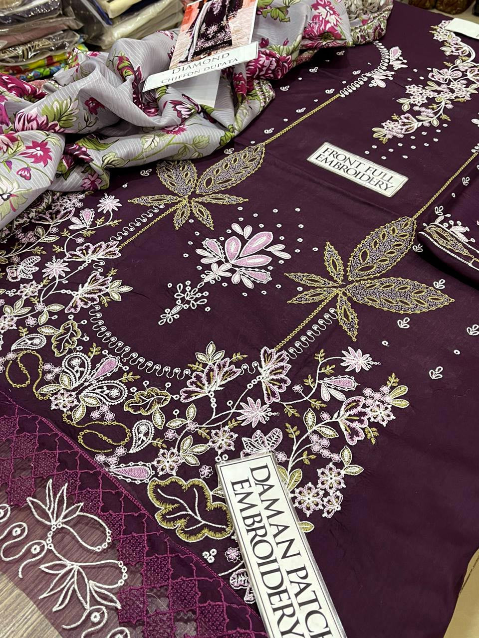 DFW-1324 Bareeze Embroidery 3PC Lawn Suit