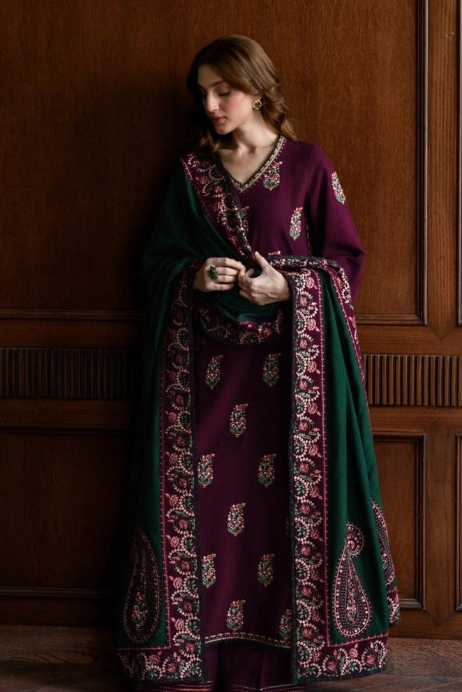 DFW-1233 Batik Embroidery 3PC Dhanak Suit