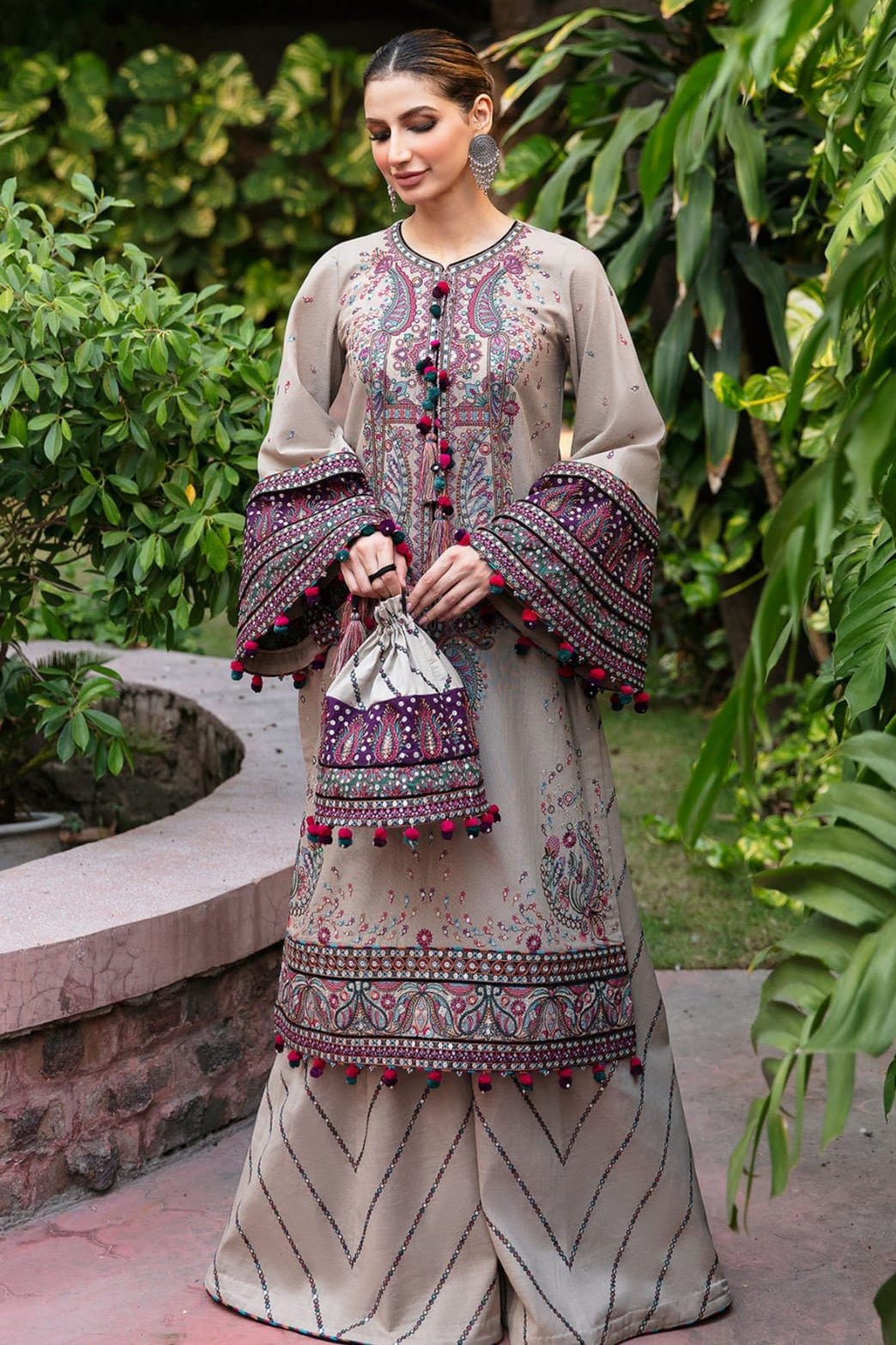 DFW-1248 Jazmin Embroidery 3PC Dhanak Suit