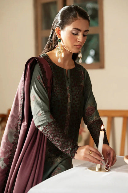 DFW-1057 Iznik Embroidery 3PC Dhanak Suit