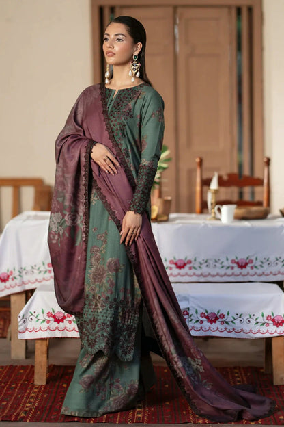 DFW-1057 Iznik Embroidery 3PC Dhanak Suit
