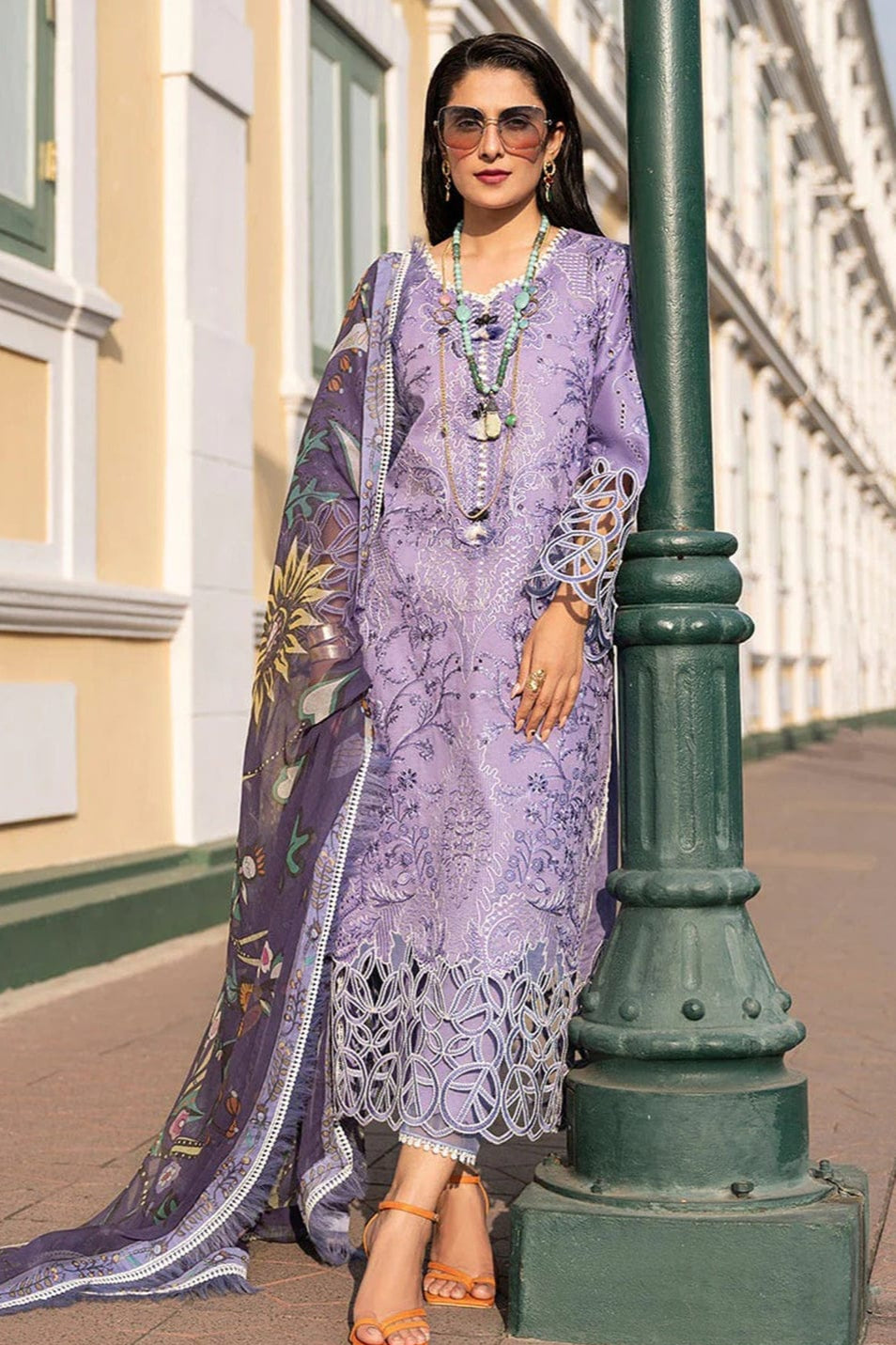 DFW-1019 Mushq Heavy Embroidery 3PC Dhanak Suit