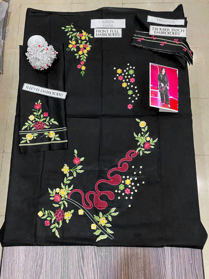 DFW-1292 Batik Embroidery 2PC Lawn Suit