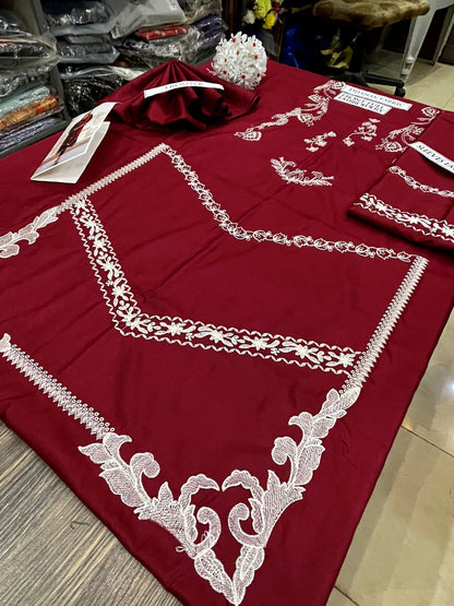 DFW-1239 Sobia Nazir Embroidery 2PC Dhanak Suit